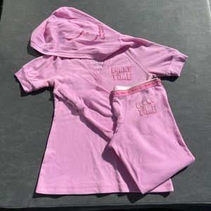 playboy bunny pink matching pajama set